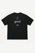 "Train, feel, look good" oversized performance t-shirt