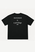 "Movement" oversized performance t-shirt