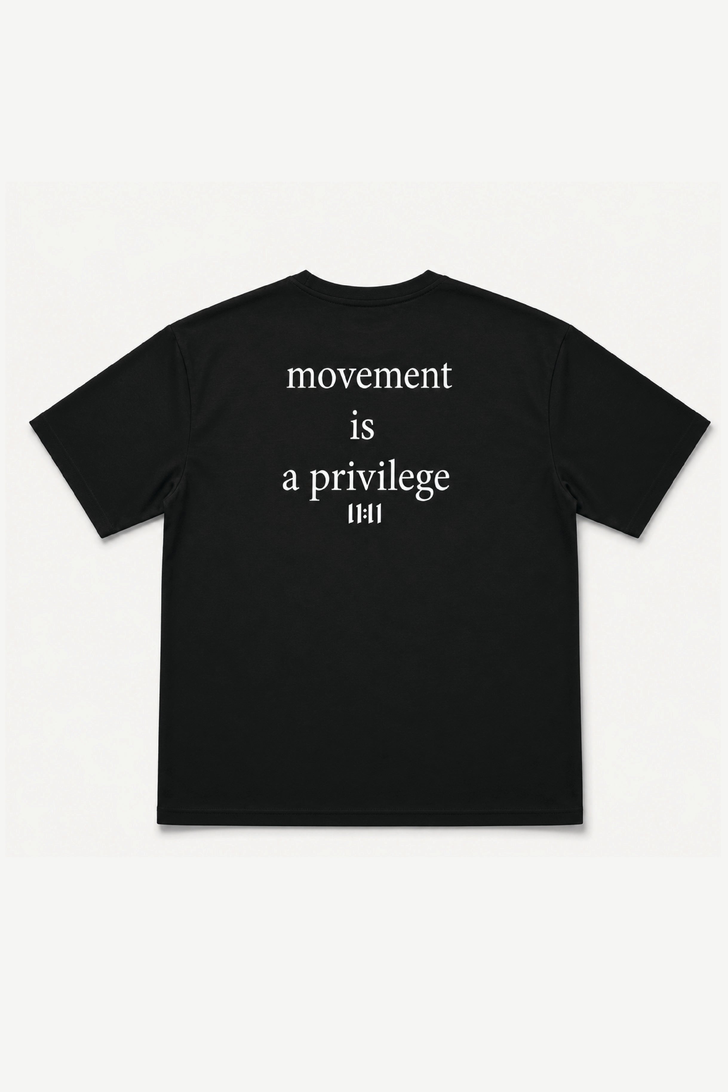 "Movement" oversized performance t-shirt