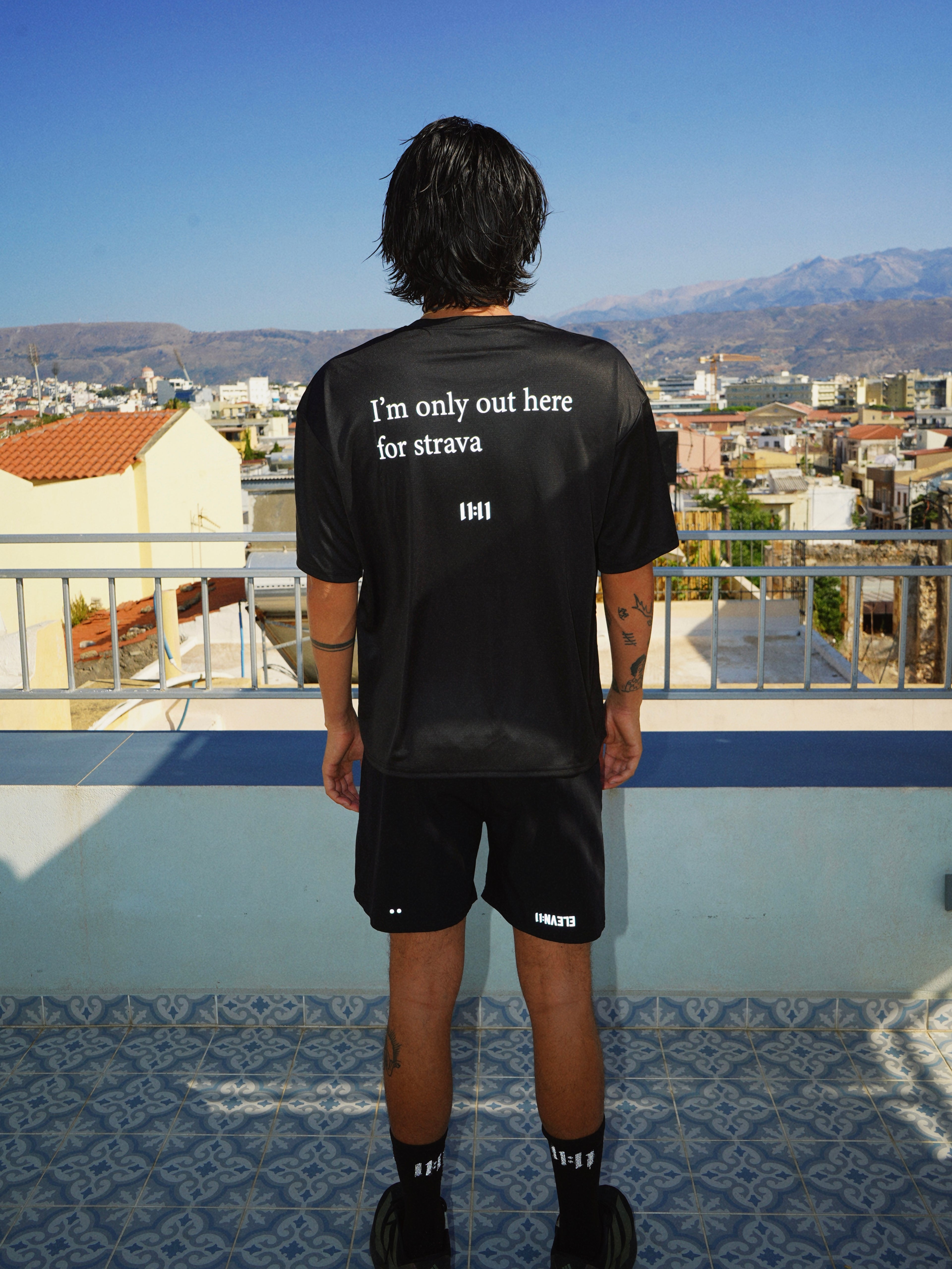 "Strava" oversized performance t-shirt