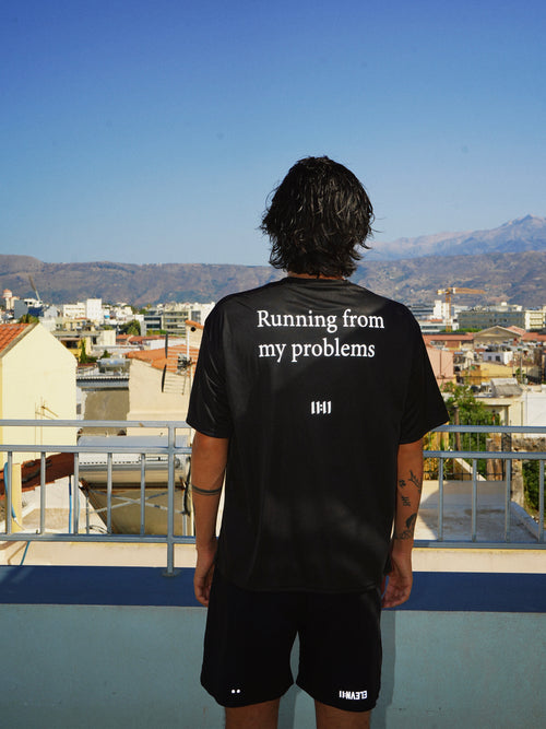 "Problems" oversized performance t-shirt